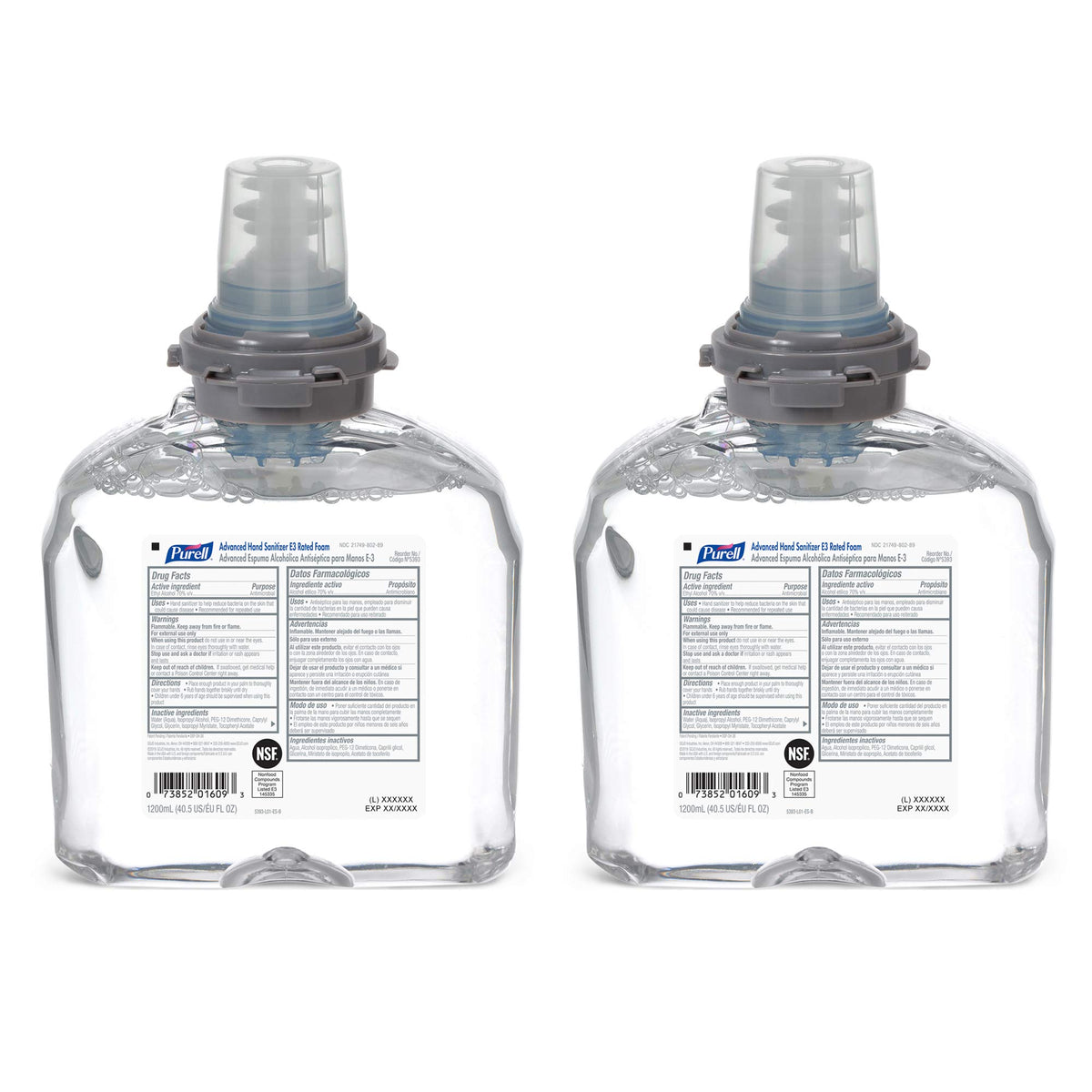 Purell Hand Sanitizer 5393-02, 40.5 Fl Oz (Pack of 2)