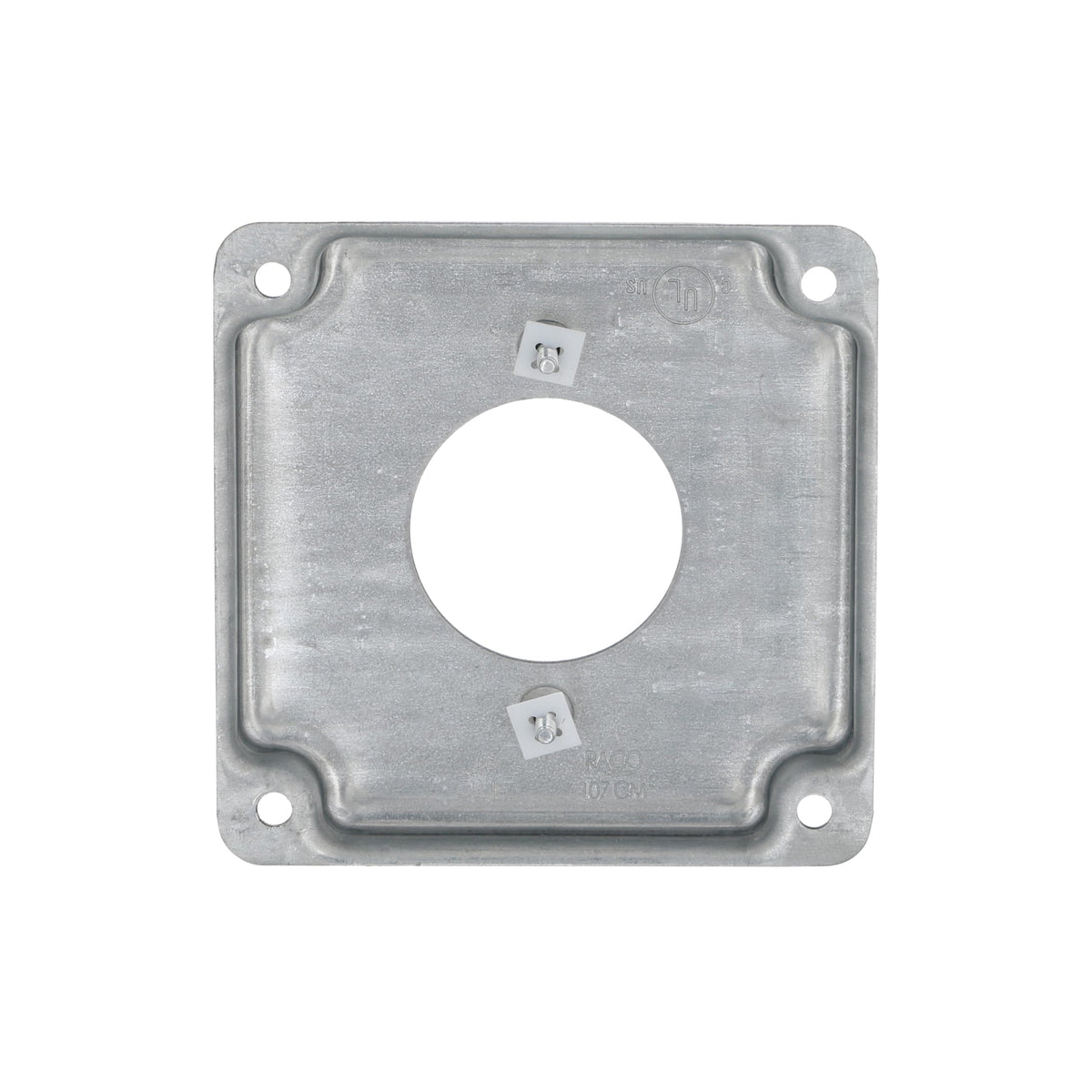 RACO Wall Plate 811C, 1.719 in. dia. Receptacle – view 4