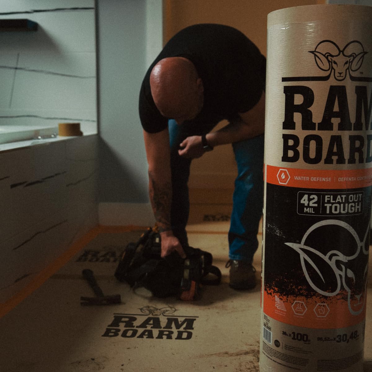 Ram Board Multitool RB380100, 38" by 100' – view 2