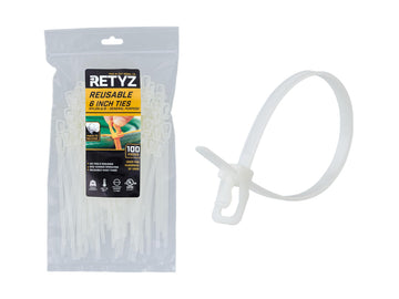 RETYZ Cable Tie EVT-S06NL-TA, 100 Pack