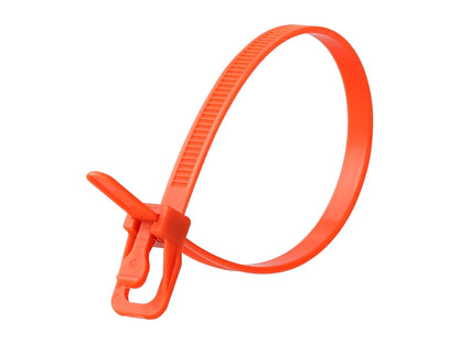 RETYZ Cable Tie EVT-S14OR-TA, 100 Pack