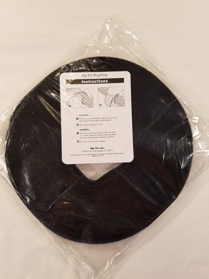 Rip-Tie Cable Tie W-75-1RL-BK, 1/2 Inch x 75 ft – view 3