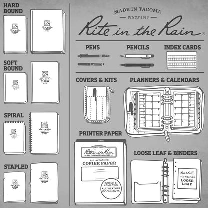 Rite in the Rain Blank Book 135-3, 3 Pack – view 11