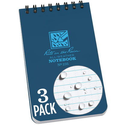 Rite in the Rain Blank Book 235-3, 3 Pack