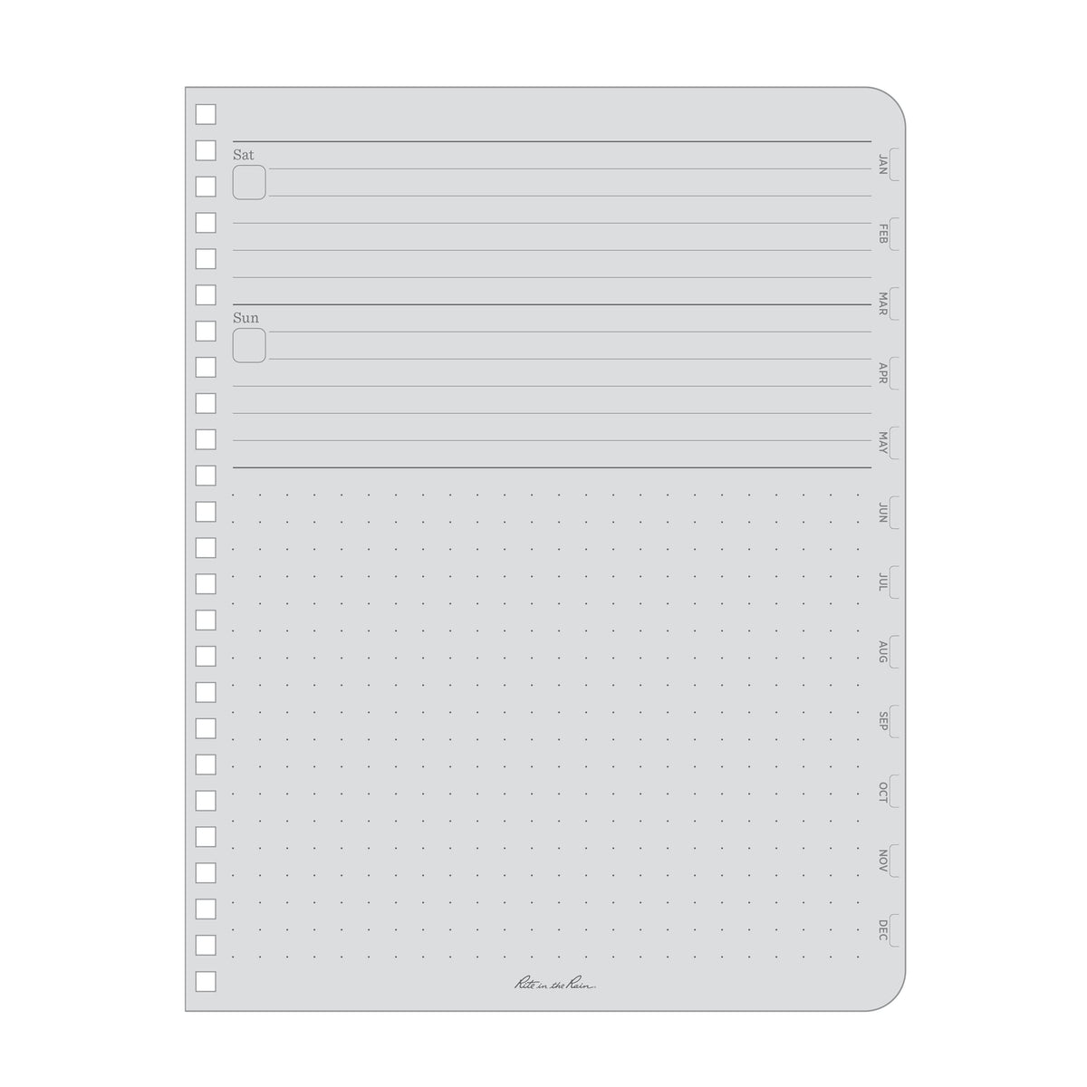 Rite in the Rain Planner P52-LG, 6.625" x 8.5" – view 9