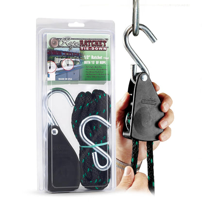 Rope Ratchet Cargo Strap 10035, 15 ft Long