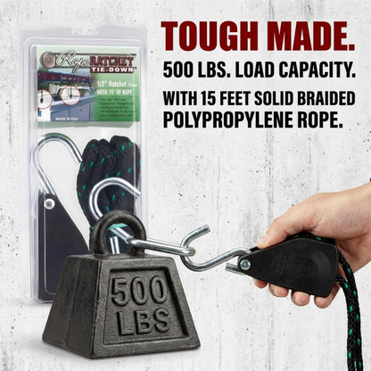 Rope Ratchet Cargo Strap 10035, 15 ft Long – view 2