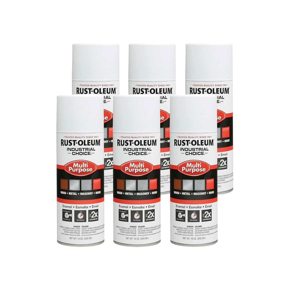 Rust-Oleum Paint 1690830, 12 Ounce (Pack of 6)