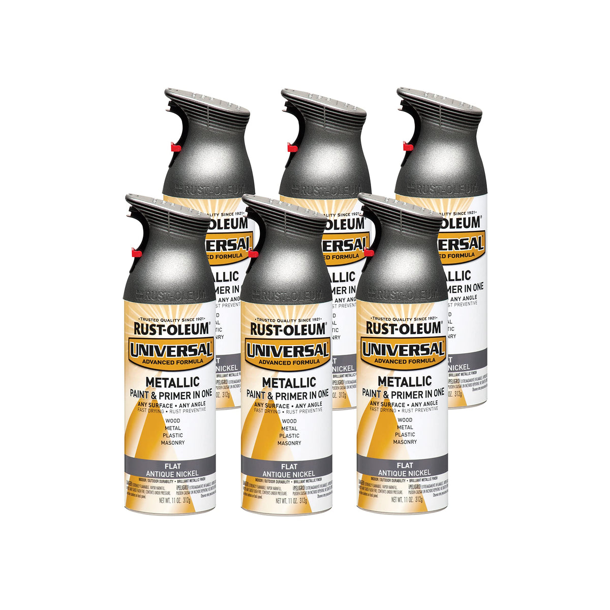 Rust-Oleum Paint 271474, 11 Ounce (Pack of 6)