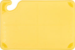 San Jamar Cutting Board CBG6938YL, 9" x 6"