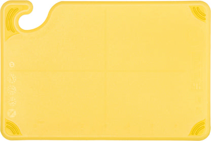 San Jamar Cutting Board CBG6938YL, 9" x 6"