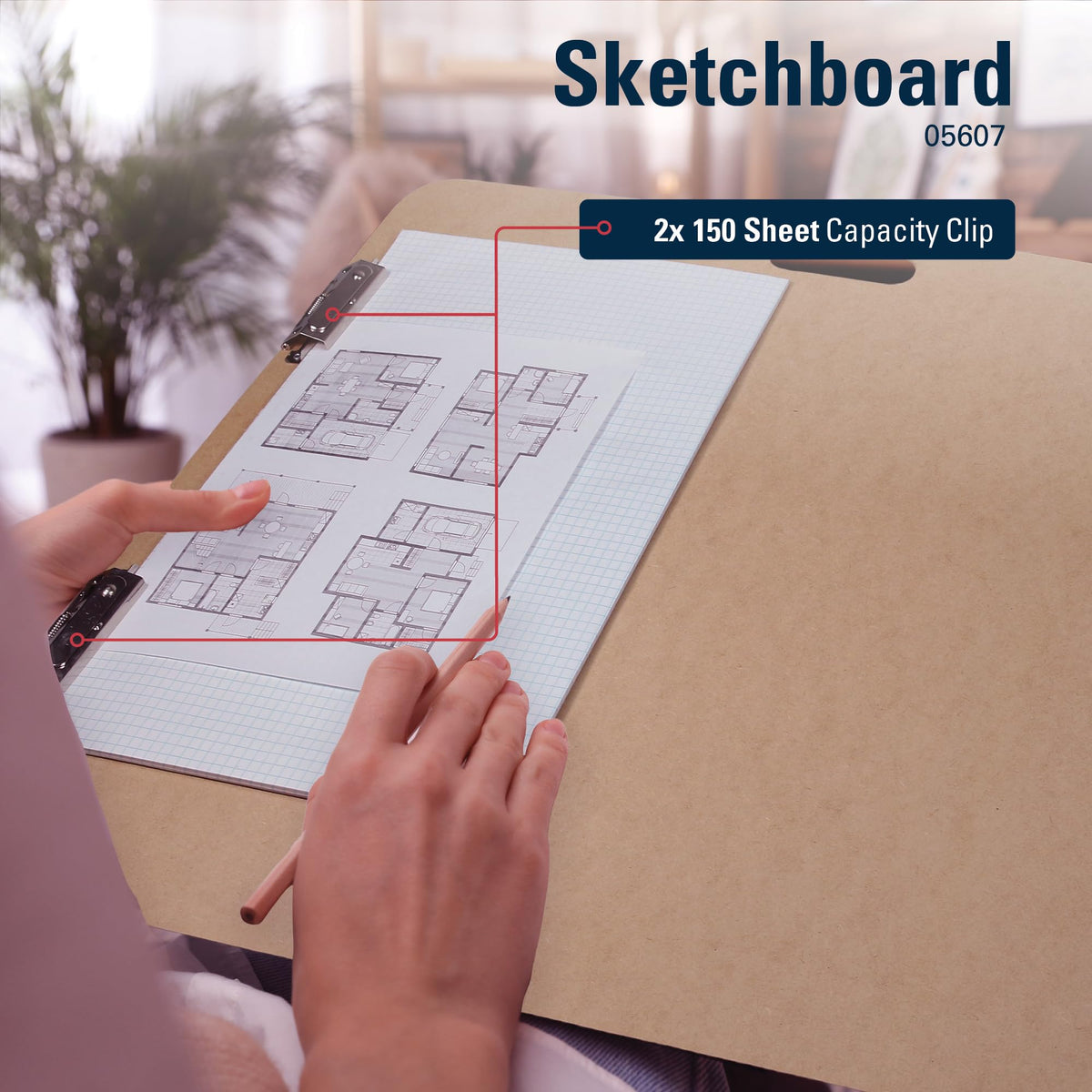 Saunders Clipboard 5607, 26 x 23 in – view 3