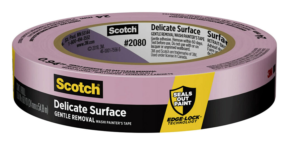 Scotch Adhesive Tapes 2080, 0.94" Width x 60 yd