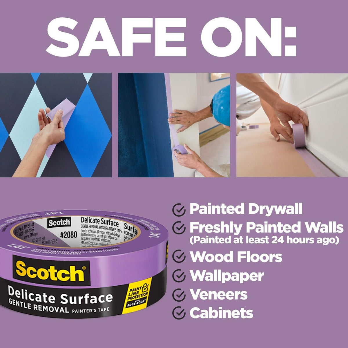 Scotch Adhesive Tapes 2080, 0.94" Width x 60 yd – view 2