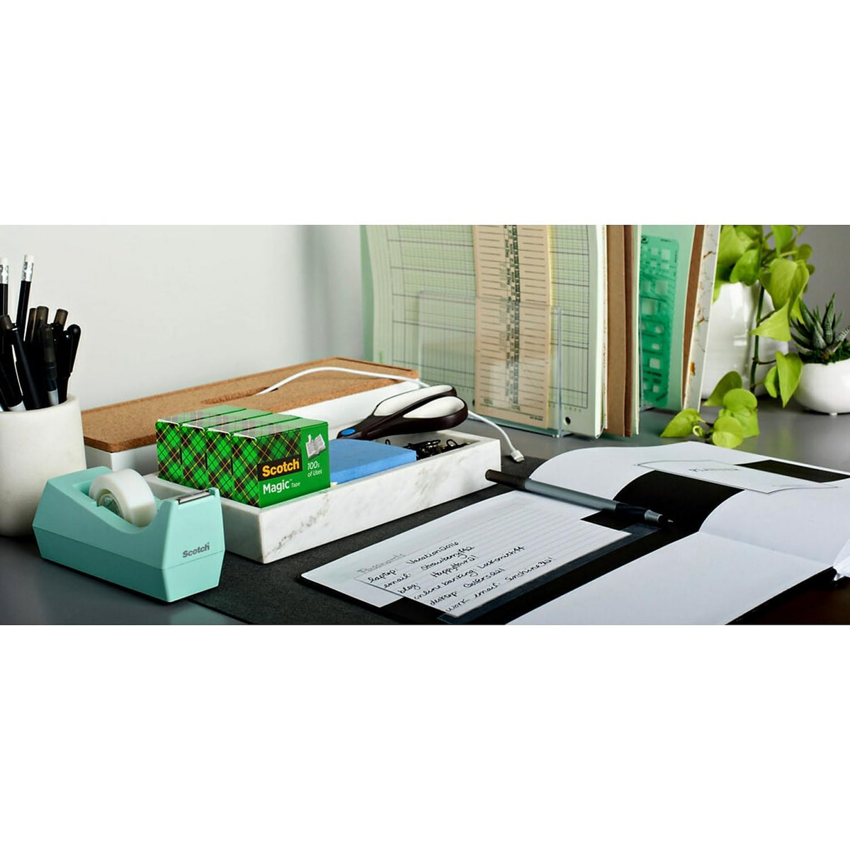 Scotch Tape Label Dispenser C40BK, 1 In – view 9