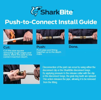 SharkBite Hose Pipe Fitting U711A, 1/2 in. – view 6