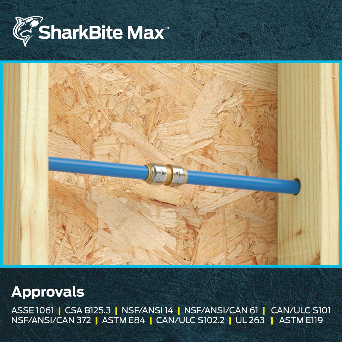SharkBite Hose Pipe Fitting UR016, 3/4 in., 12 Pack – view 6