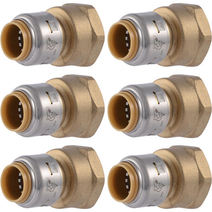 SharkBite Hose Pipe Fitting UR068, 1/2 in. x 3/4 in., 6 Pack