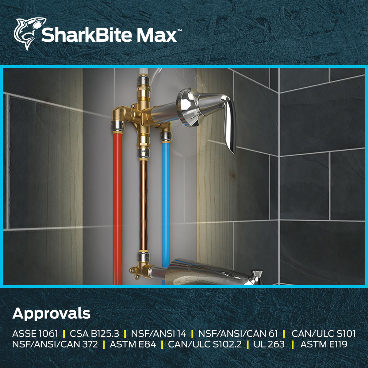 SharkBite Hose Pipe Fitting UR094, 1 in. PTC x 1 in. FNPT, 6 Pack – view 6