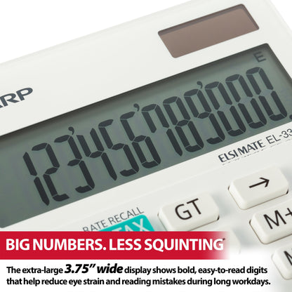 Sharp Calculator EL-334WB, Each – view 2