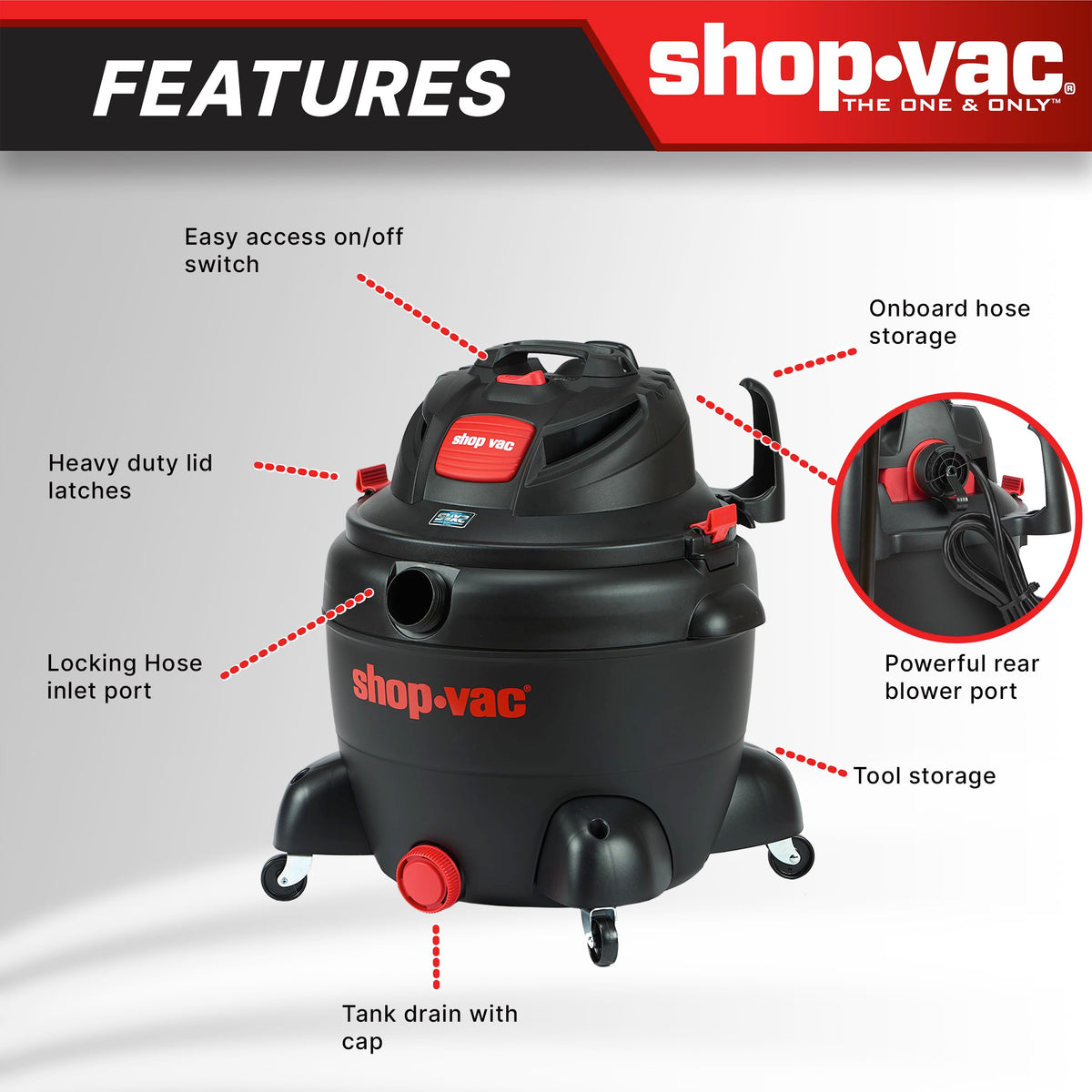 Shop-Vac Vacuum Cleaner 8252605 – view 3