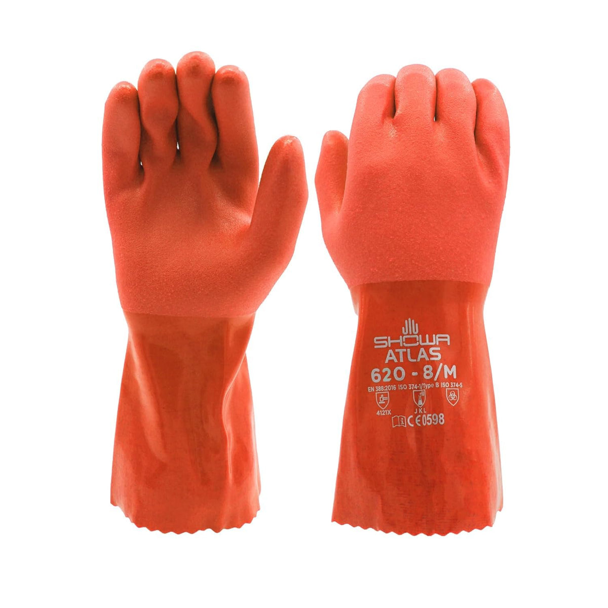 SHOWA Protective Glove 620M-08-V, Medium, 12 Count