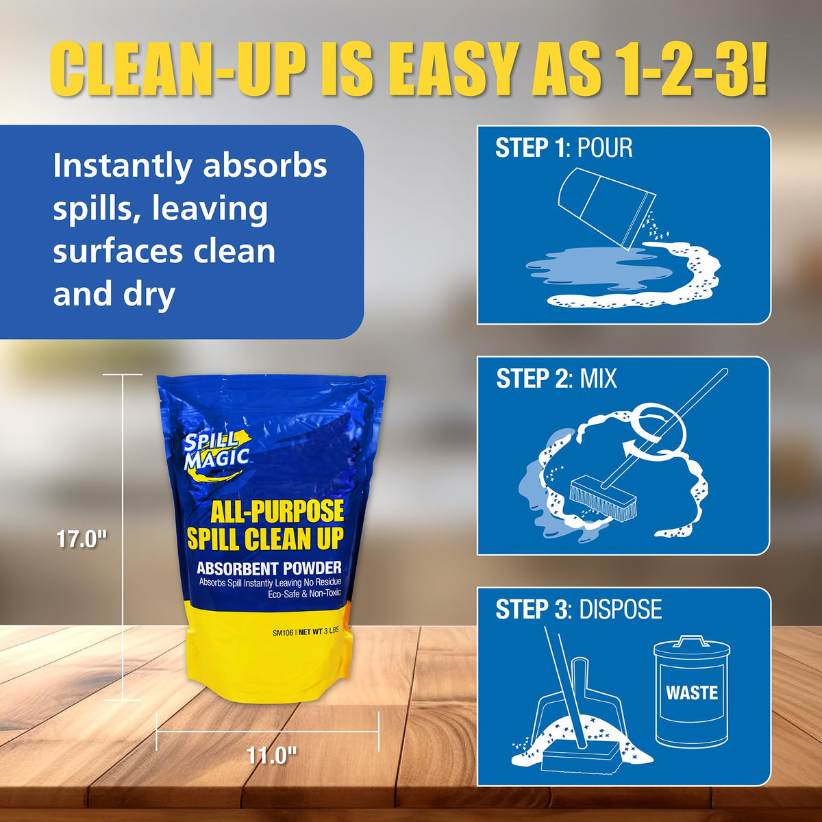 Spill Magic Cleaning Agent SM106, 1 Count – view 3