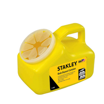 STANLEY Sharps Disposal Container 11-080, 5 1/2" W X 8 1/2" D X 7" H