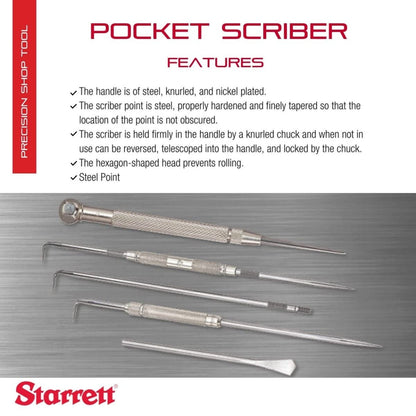 Starrett Writing Instrument 70A, 2-3/8" x 1/4", 0.04 Count – view 2