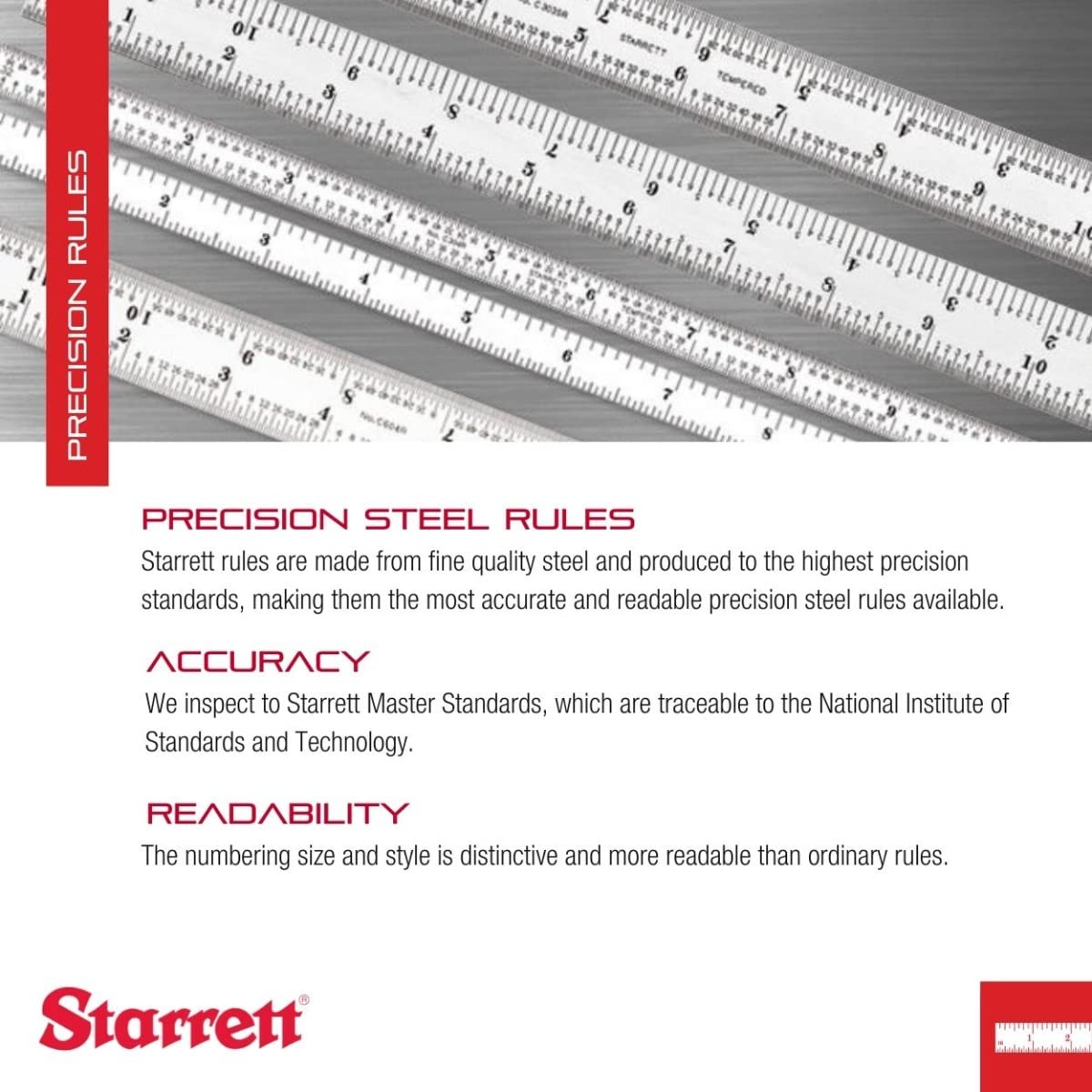 Starrett Ruler CH604R-6 – view 3