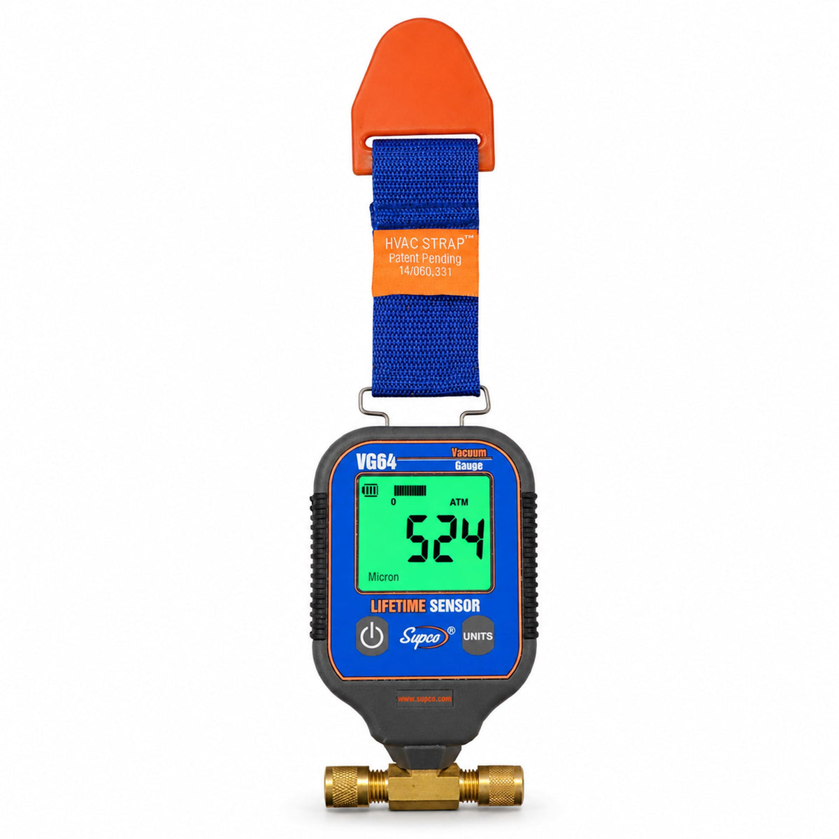 Supco Electromechanical Gauge VG64, 5.5 x 3.0 x 1.25 in