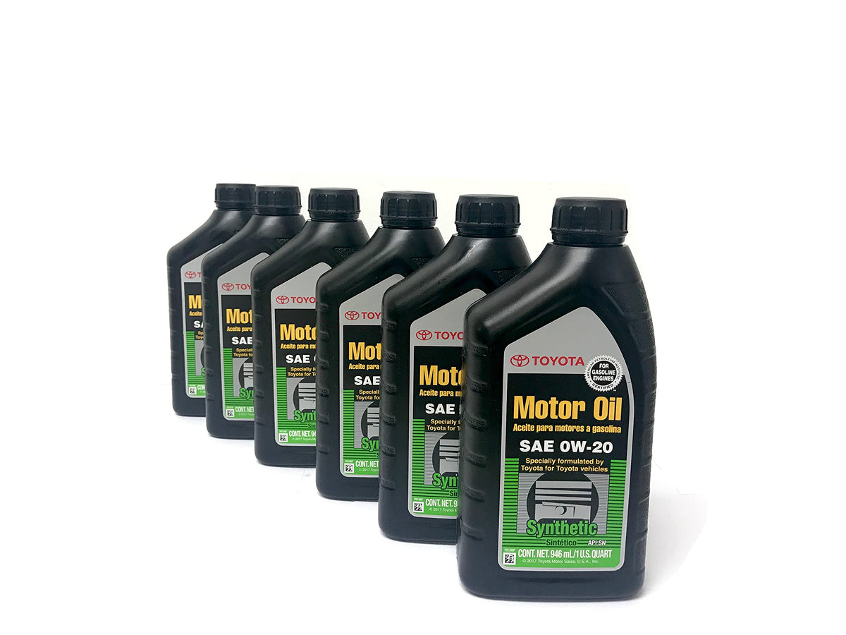 Toyota Auto Oil 00279-0WQTE-6S, 6 qt"