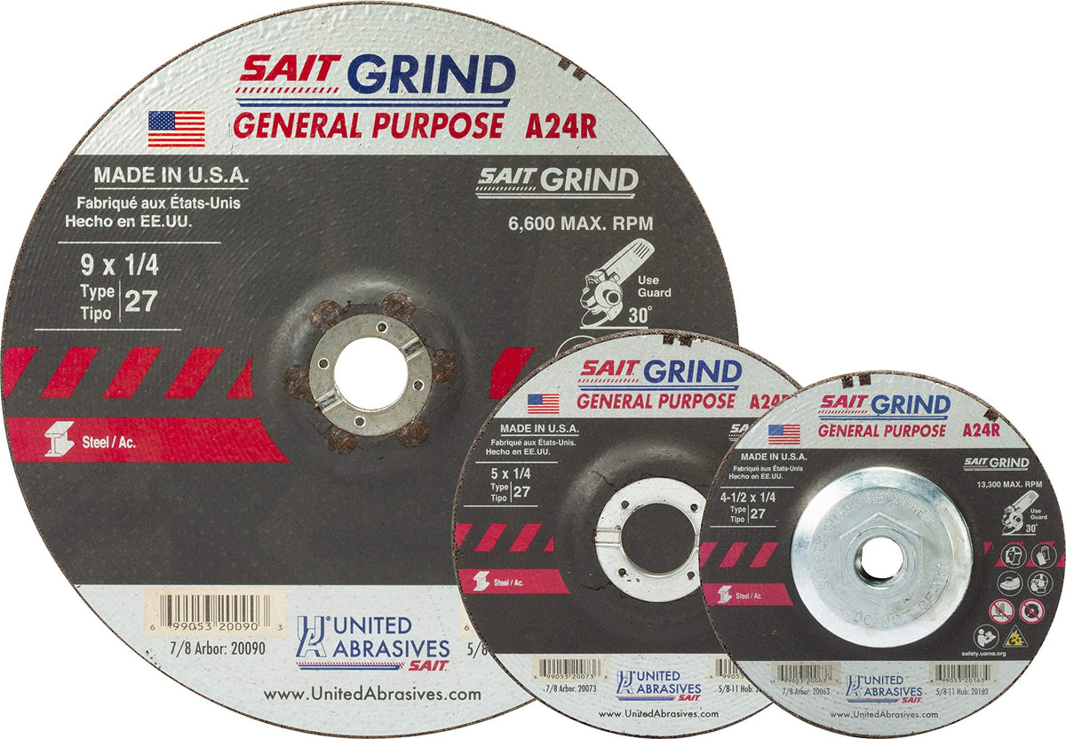 United Abrasives Abrasive Wheels 20080, 7" x 1/4" x 7/8", 25 Count – view 3