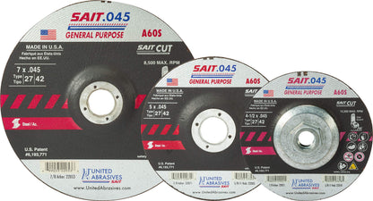 United Abrasives Abrasive Wheels 23318, 4-1/2 X .045 X 5/8-11 - in, 10 Count – view 2