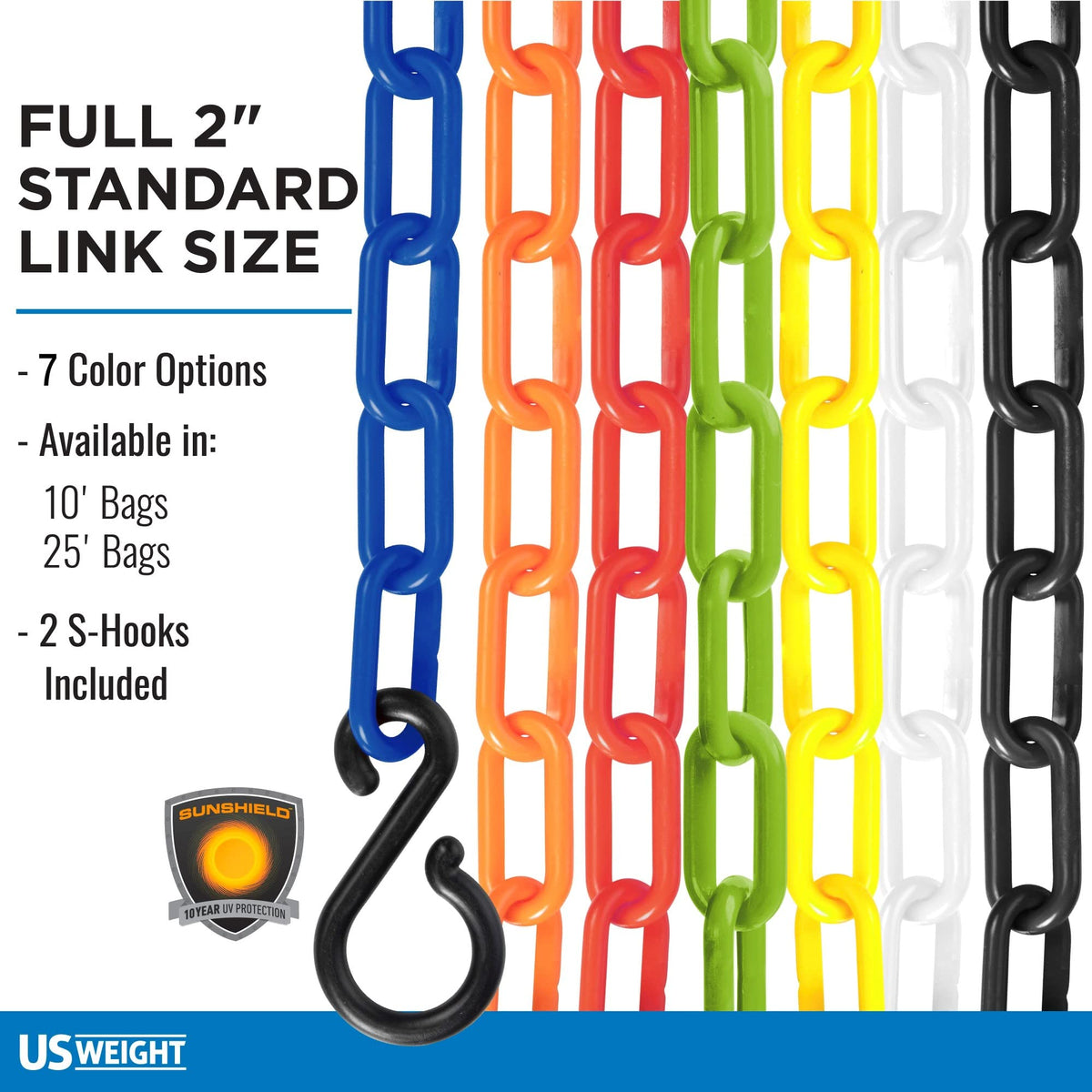 US Weight Safety Supply U2310LGN, 10 ft – view 6