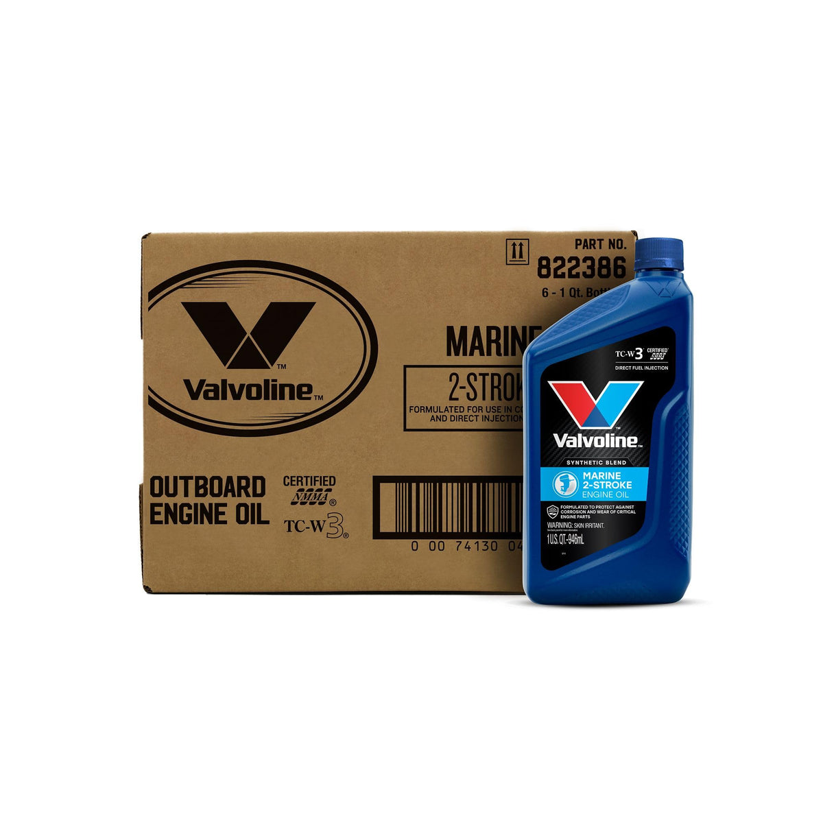 Valvoline Auto Oil 822386-6PK, 1 QT, Case of 6