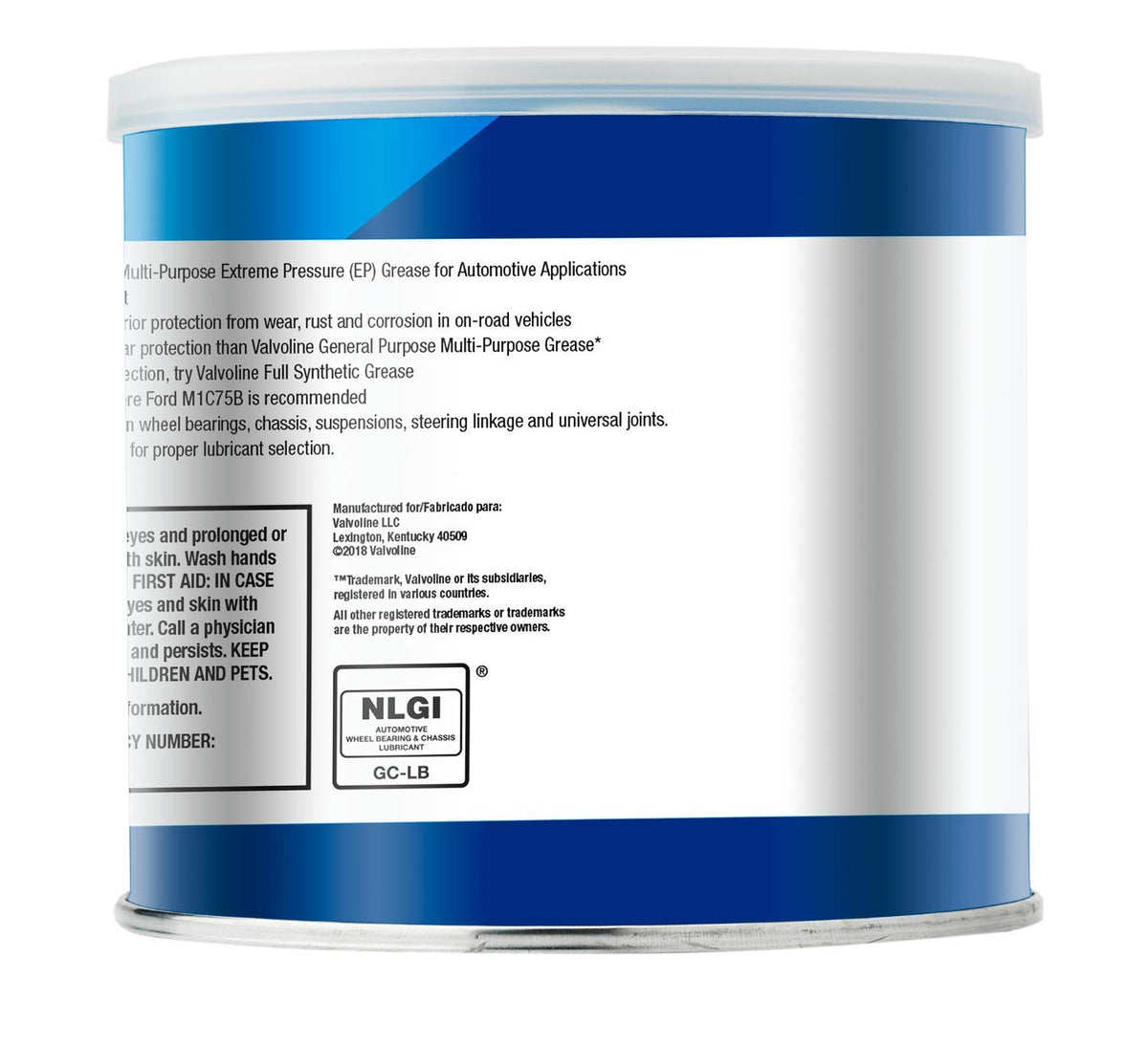 Valvoline Machine Lubricant VV632, 1 LB Tub – view 2