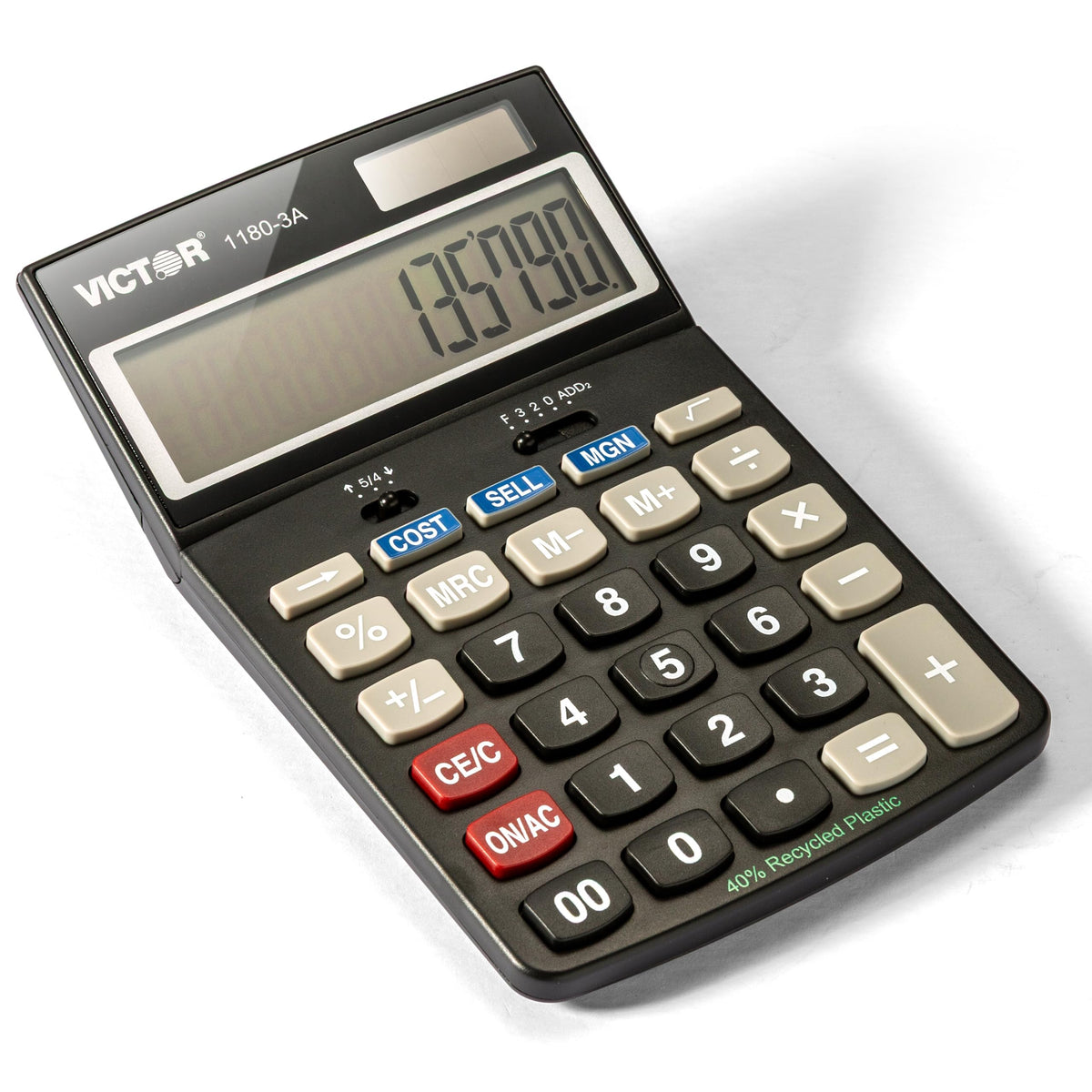 Victor Calculator 1180-3A, 1.1" x 4" x 6.5"