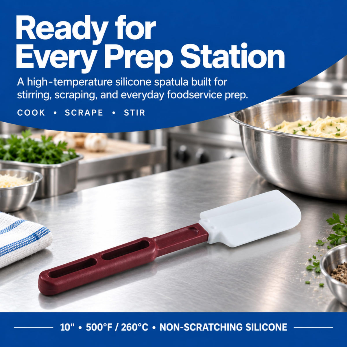 Vollrath Food Spatula 52010, 10-Inch – view 6