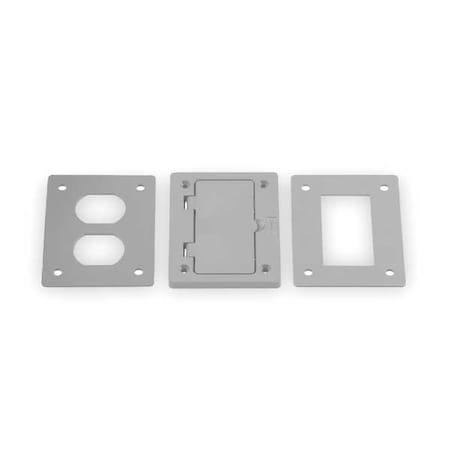 Hubbell Wiring Device-Kellems Electrical Box PFBR826GYA - product photo 1
