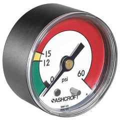 Ashcroft Pressure Gauge 20W1005PH01B 60 PSI - product photo 1