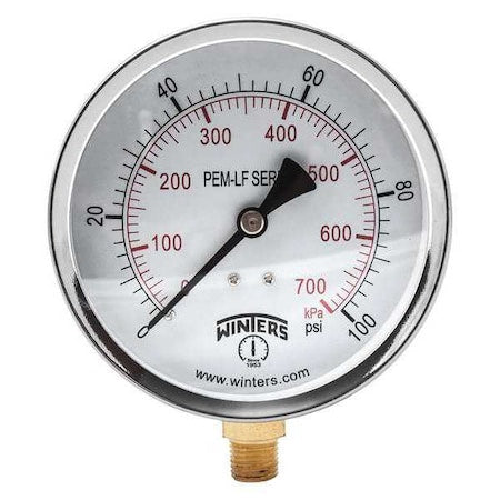 Winters Pressure Gauge PEM223LF - product photo 1