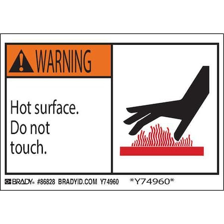 Brady Safety Sign 86828 - product photo 1