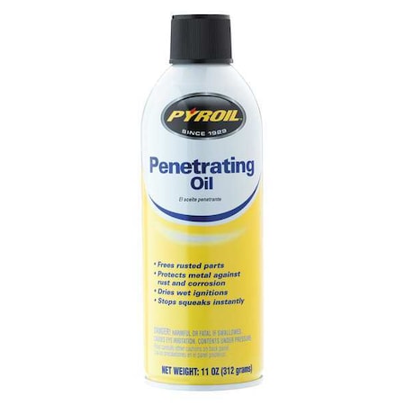 Pyroil 596555 Penetrating Silicone Spray, Aerosol, 11 Oz