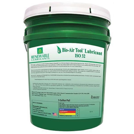 Renewable Lubricants Air Tool 83114 - product photo 1