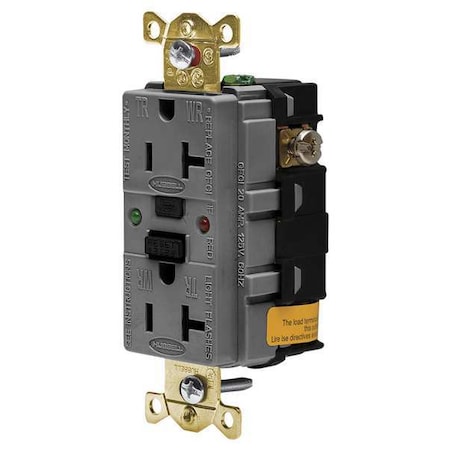 Hubbell Wiring Device-Kellems Wiring Device GFSG5362GRY - product photo 1
