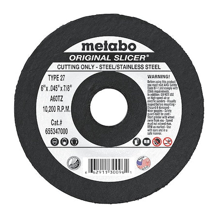 Metabo Grinding Wheel 655347000 - product photo 1