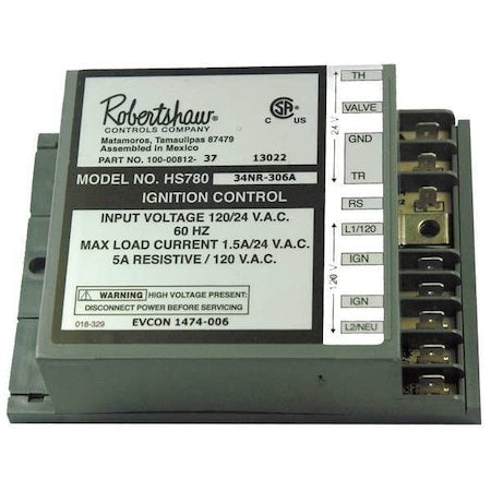 Robertshaw Hvac Part 780-787 - product photo 1