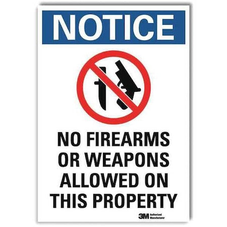 Lyle Safety Sign U1-1015-RD_10X14 - product photo 1
