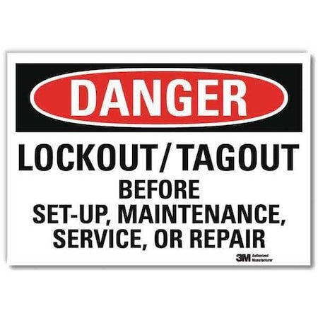 Lyle Safety Sign U1-1071-RD_10X7 - product photo 1